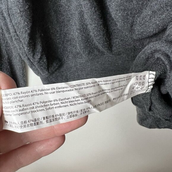 Wildfox Sweatshirt‎ Women’s Large Over The Rain Black Rainbow Long Sleeves NWT - Picture 8 of 9